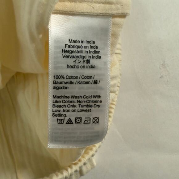 J.Crew S Womens Halter Top Cream Airy Gauze Travel Summer Resort Breathable - Picture 6 of 10